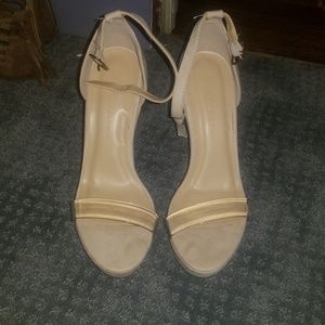 Fashion Nova Nude Wedges..